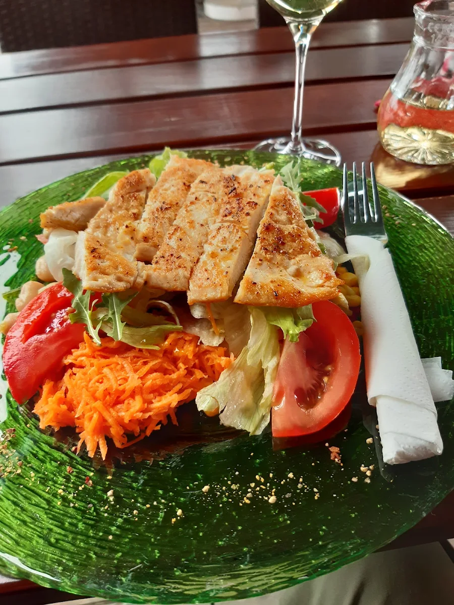 Salat Mit Pouletbruststreifen