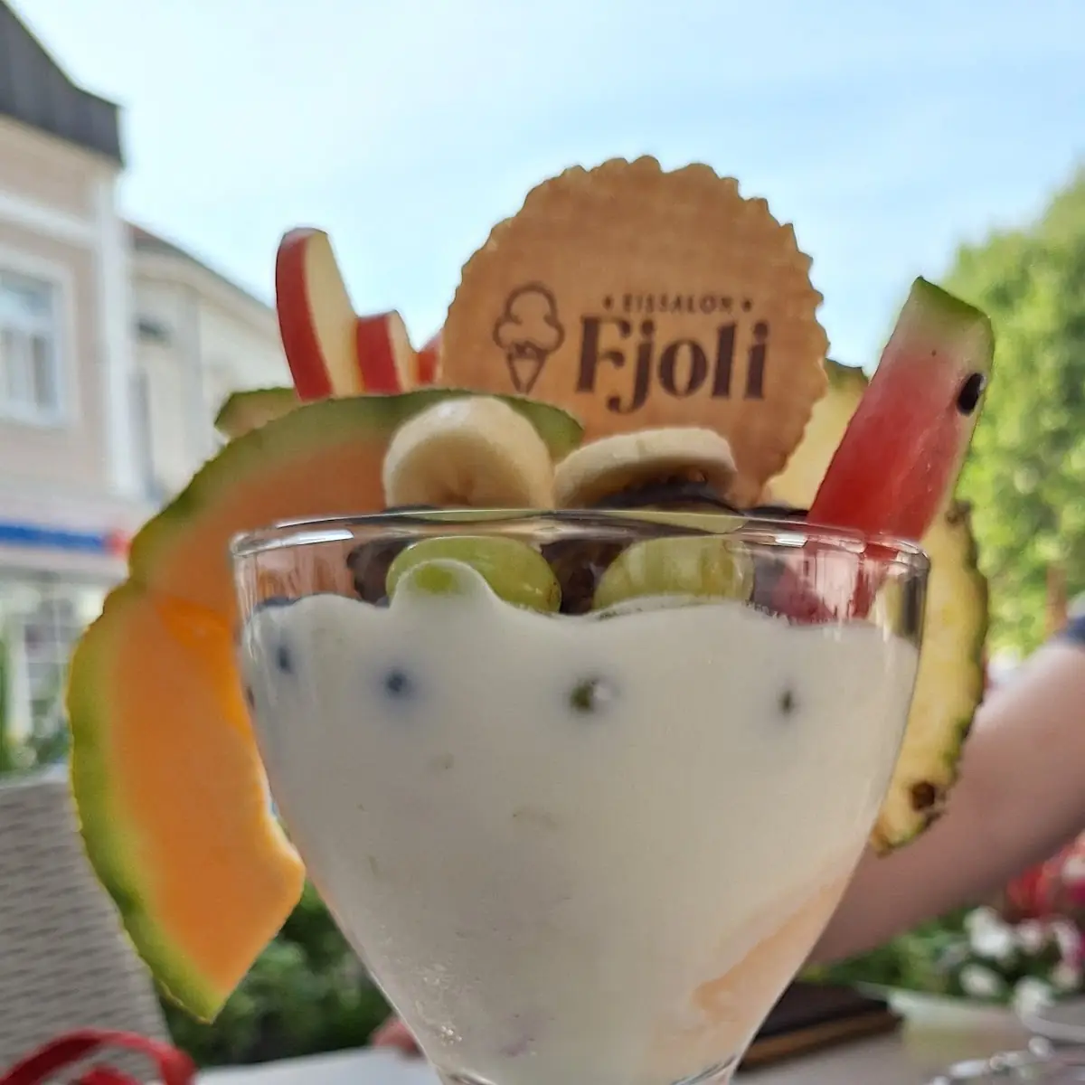 Yoghurt-früchtebecher