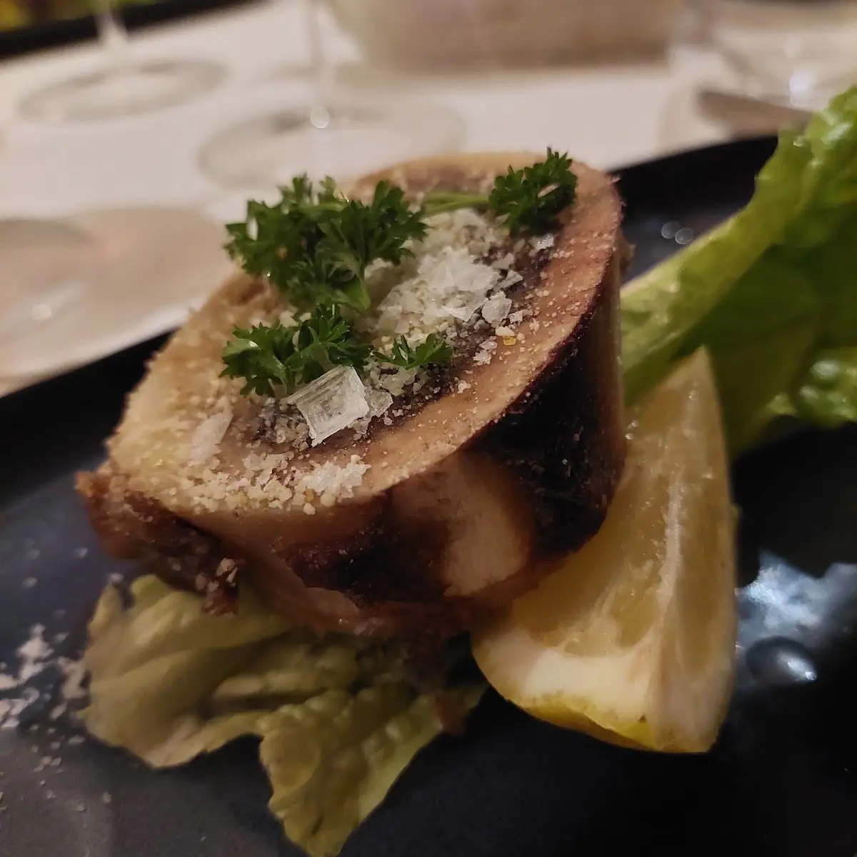 Markknochen Mit Salzkruste