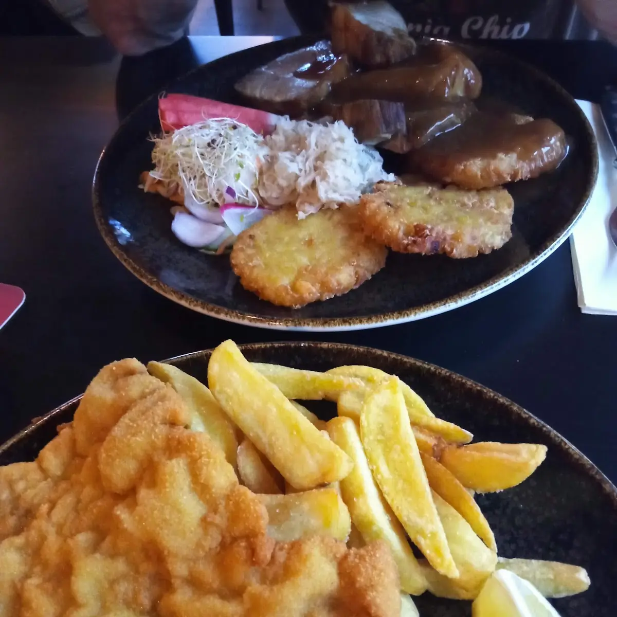 Schnitzel Con Patatine Fritte