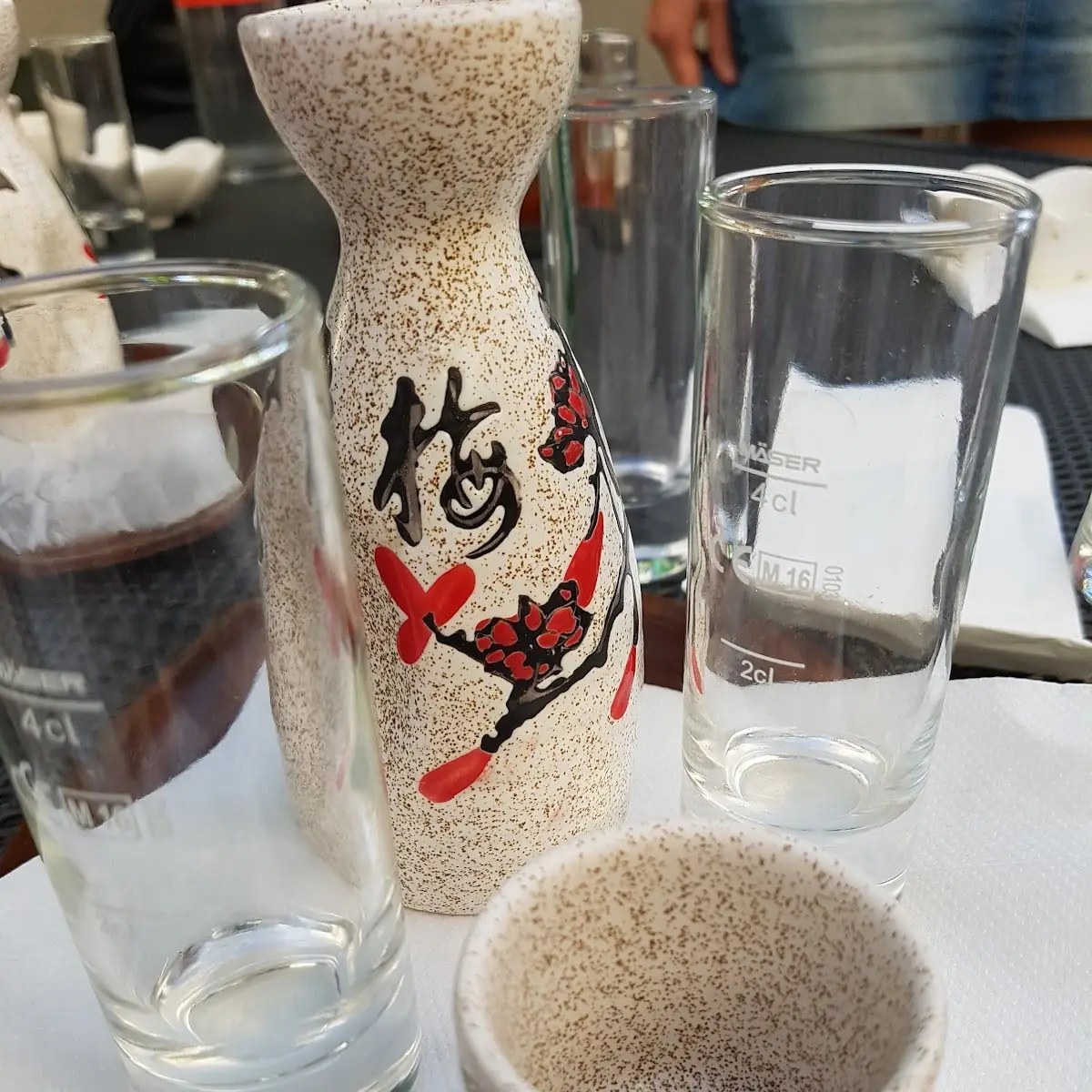 Sake Set Nur Lachs