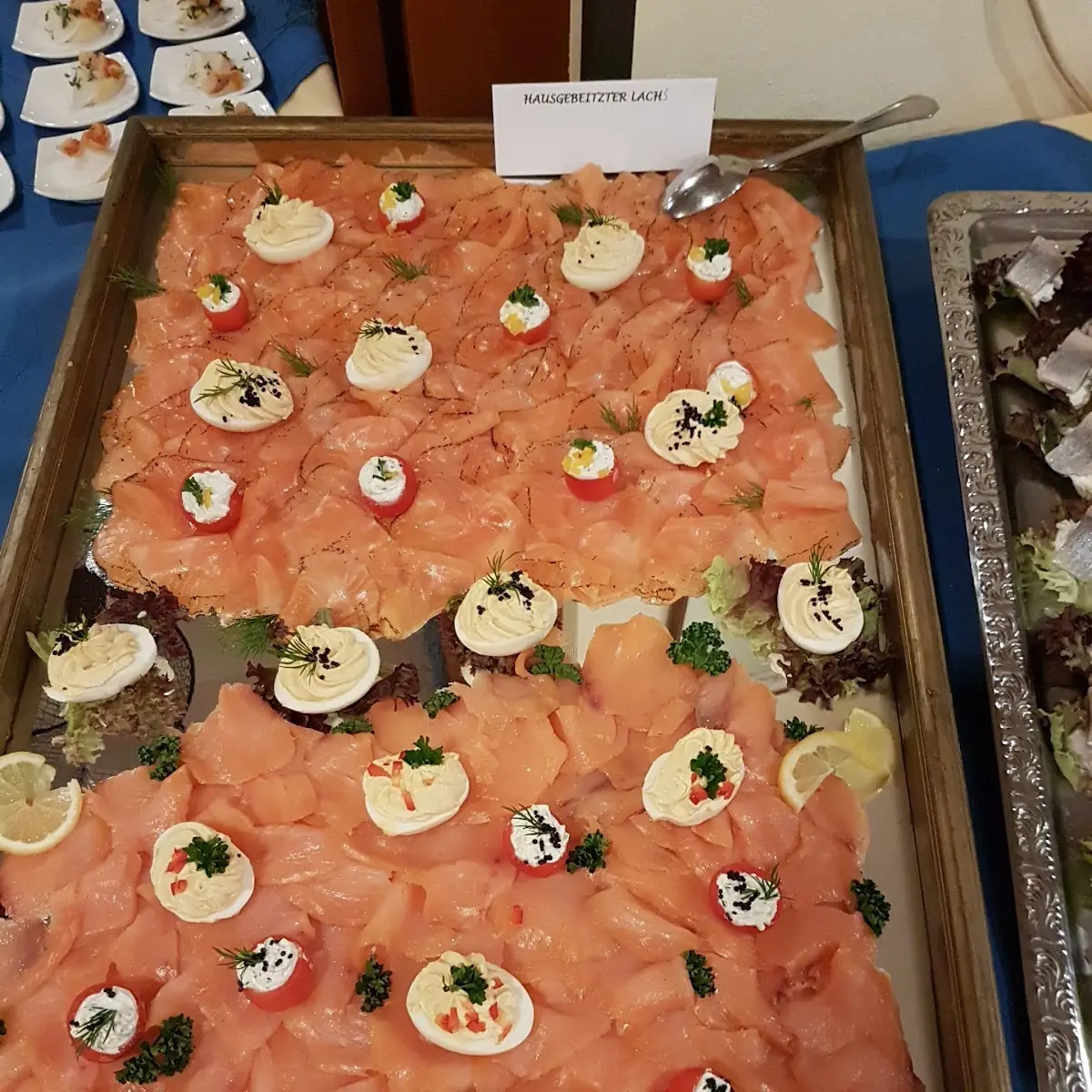 Hausgebeitzter Lachs