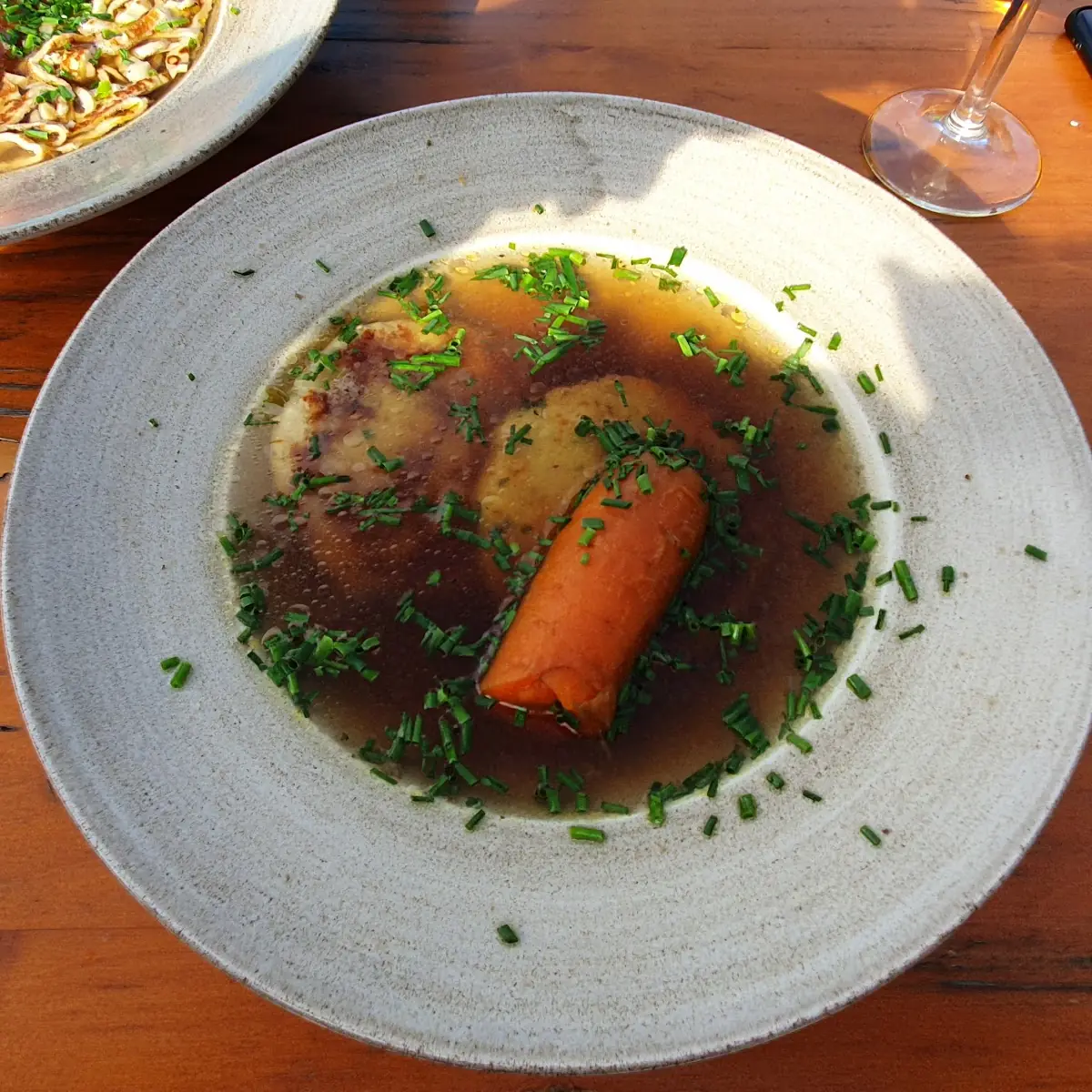 Kaspressknödelsuppe