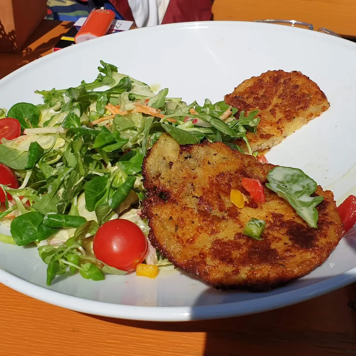 Pressknödel Mit Salatteller