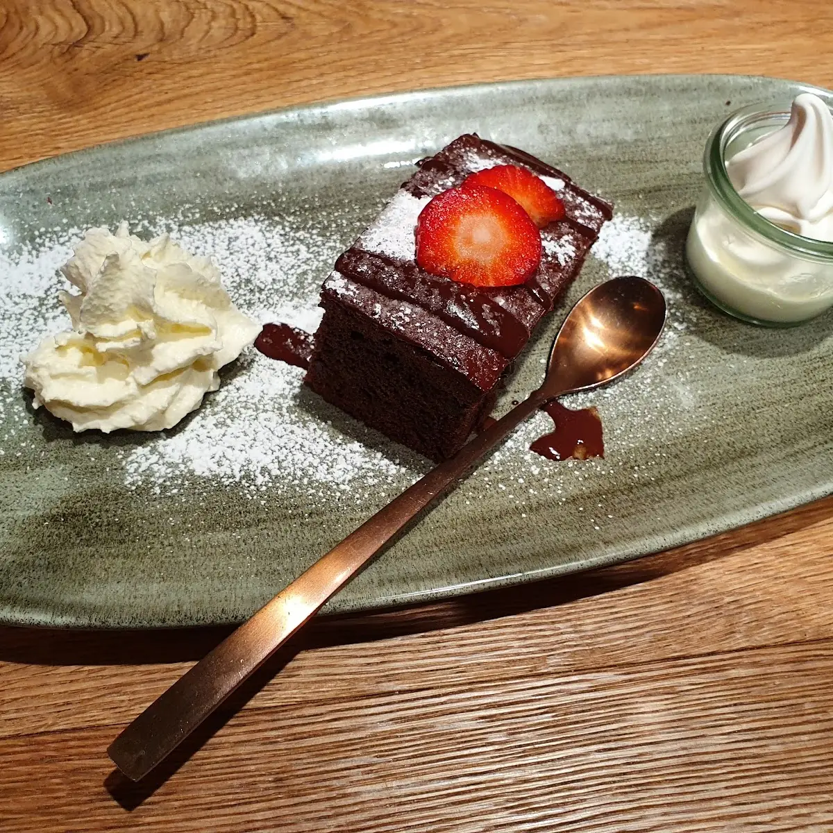 Brownie Mit Eis