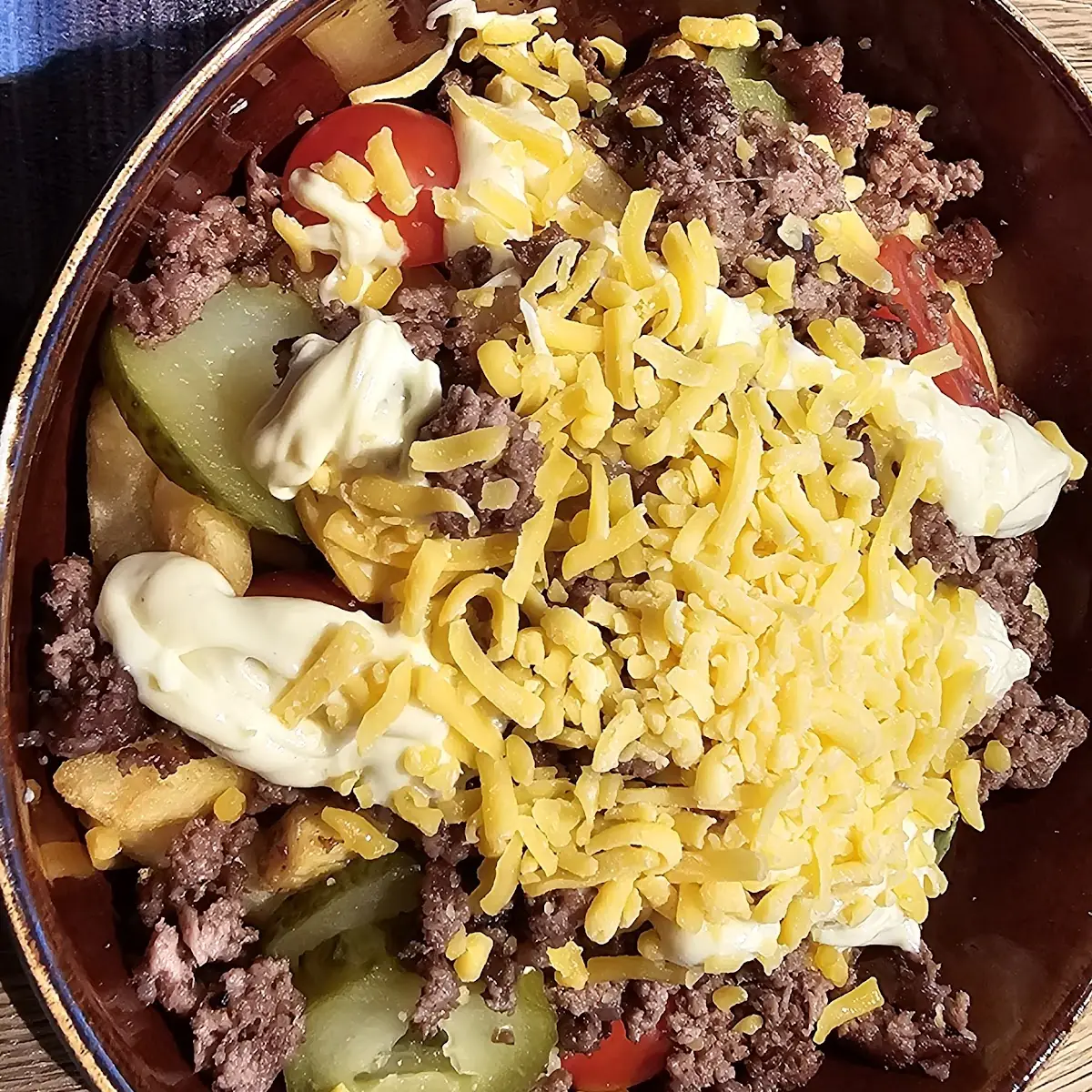 Wild Cheeseburger Bowl
