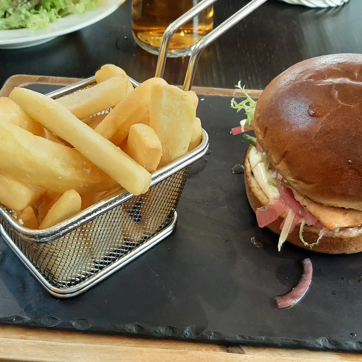 Lachsforellenburger
