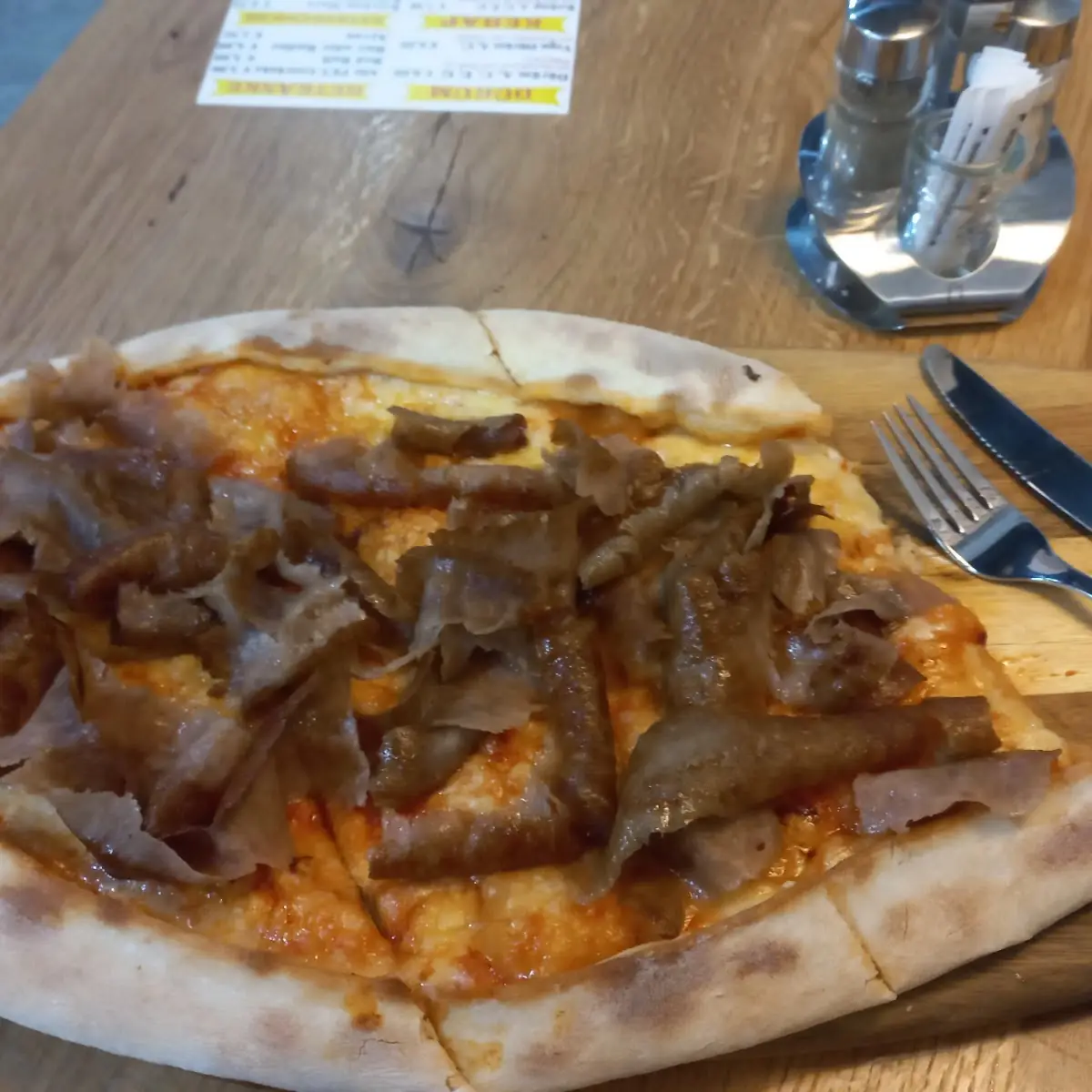 Pide Mit Kebapfleisch