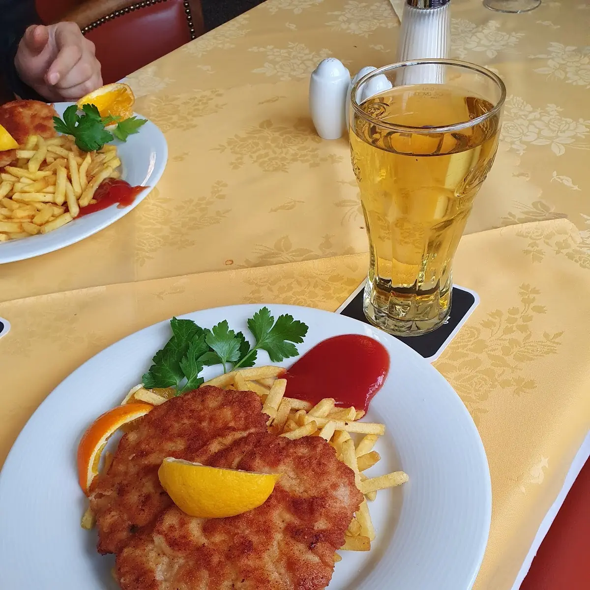 Schnitzel Mit Pommes Frites