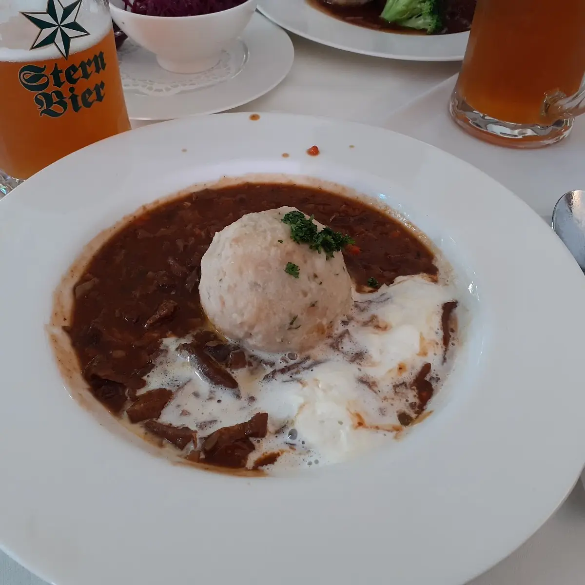 Beuschel Mit Semmelknödel