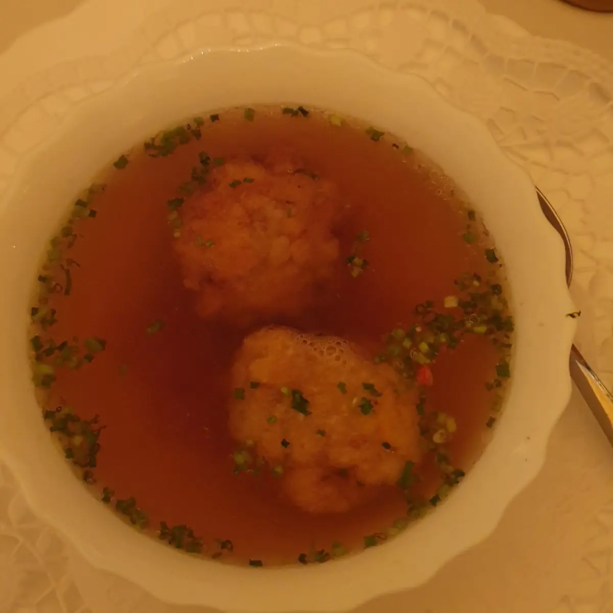 Kaspressknödelsuppe