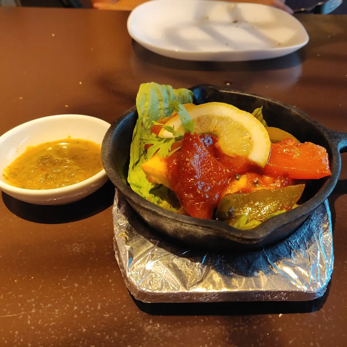 Paneer Tikka Sizzler