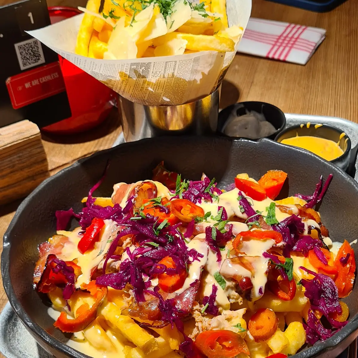 Trüffel Fritten Trüffelmayo