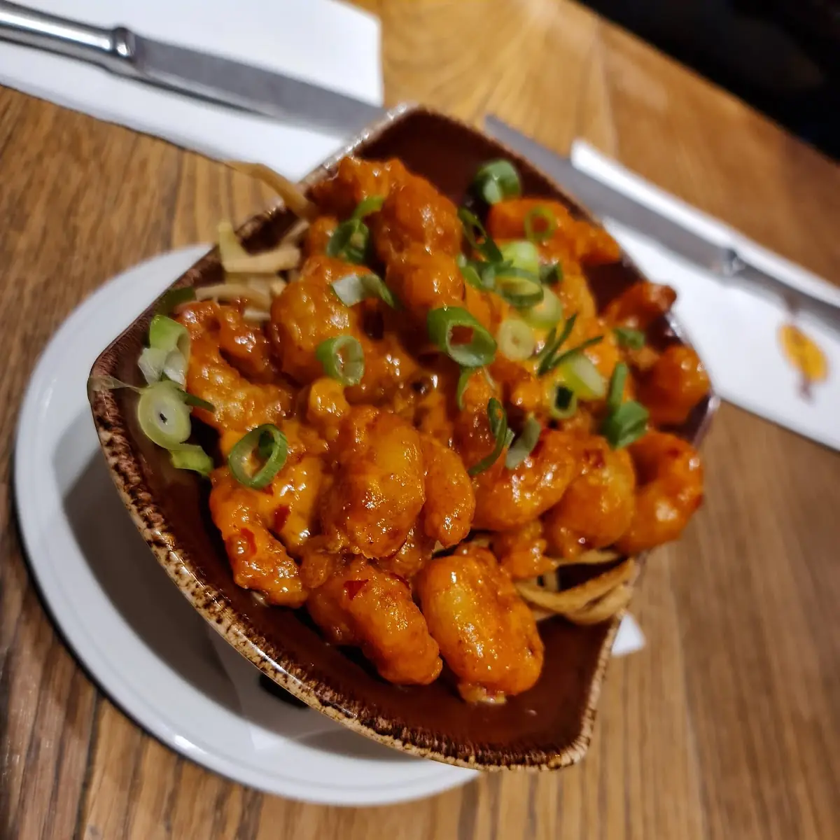 One Night in Bangkok Spicy Shrimp