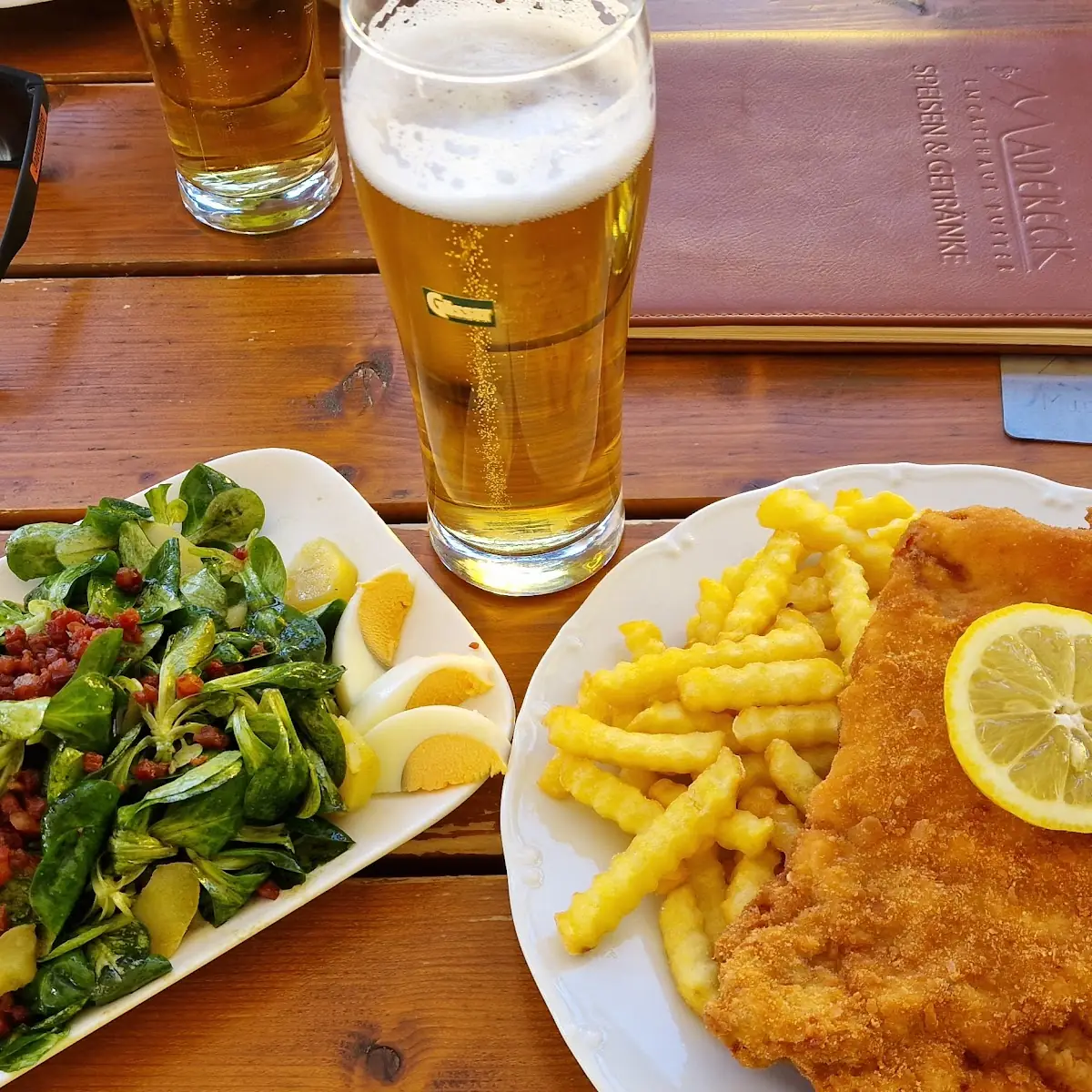 Cordon Bleu and Vogerl Salad