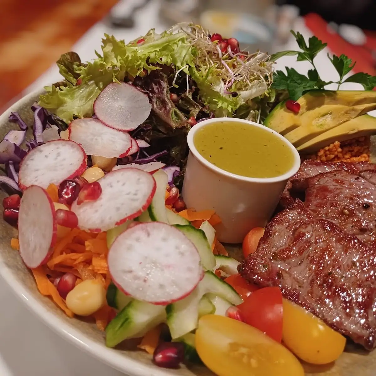 Black Angus Salat