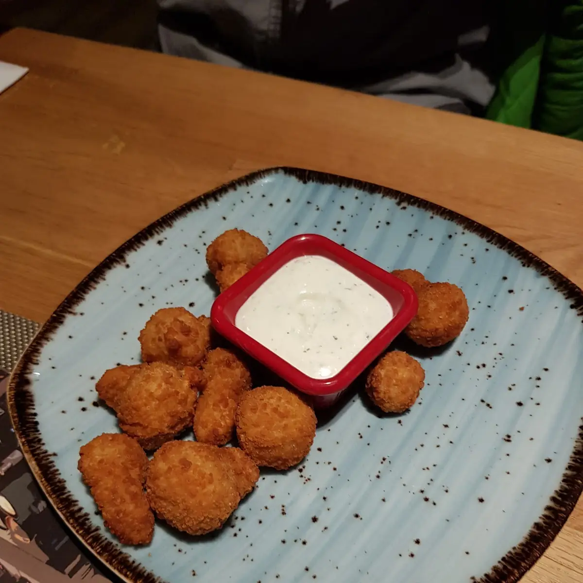 Gebackene Champignons