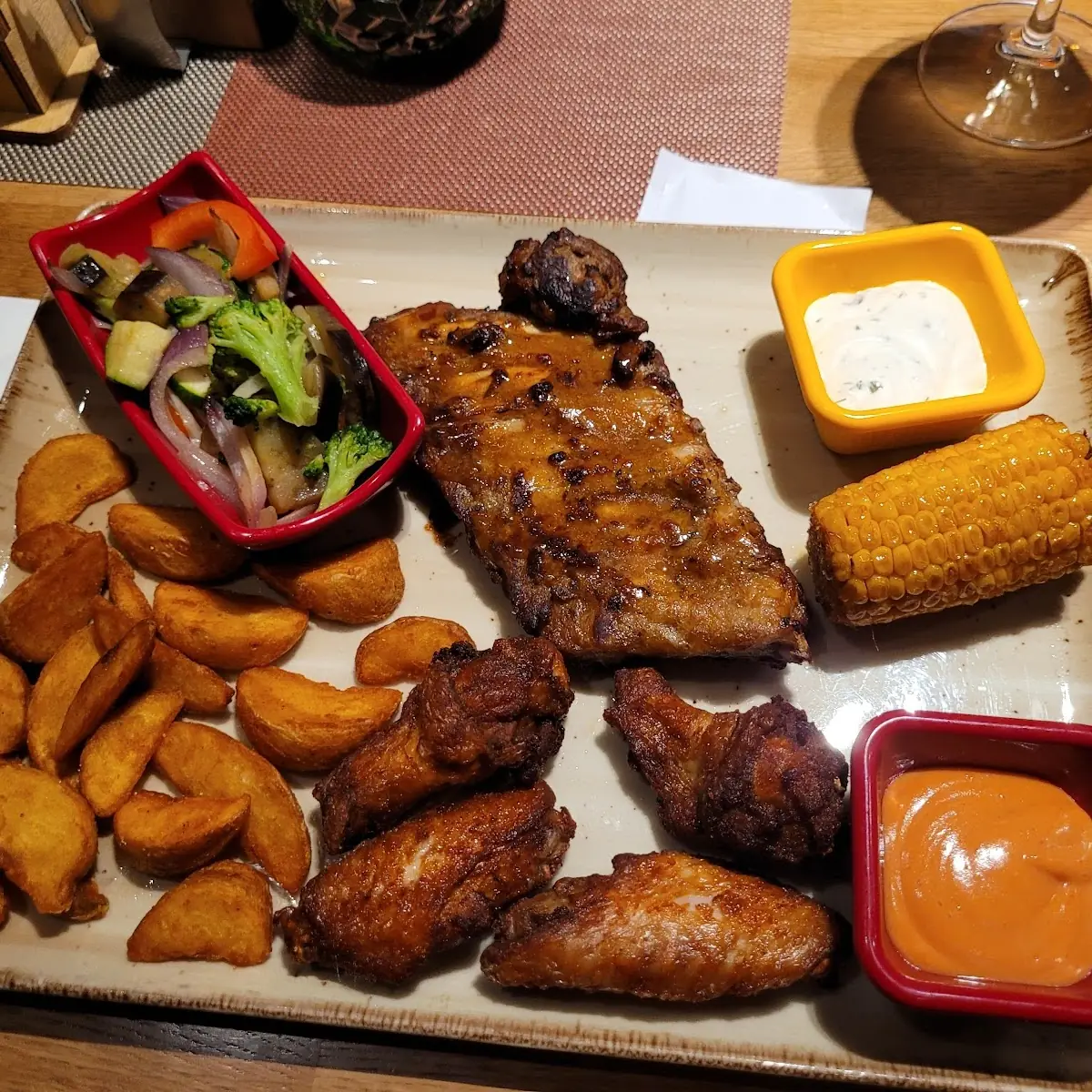 Rips Und Wings Mit Wedges
