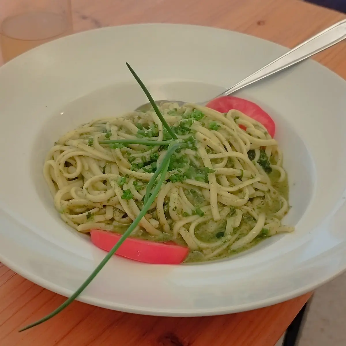 Bärlauch Spaghetti Al Pesto