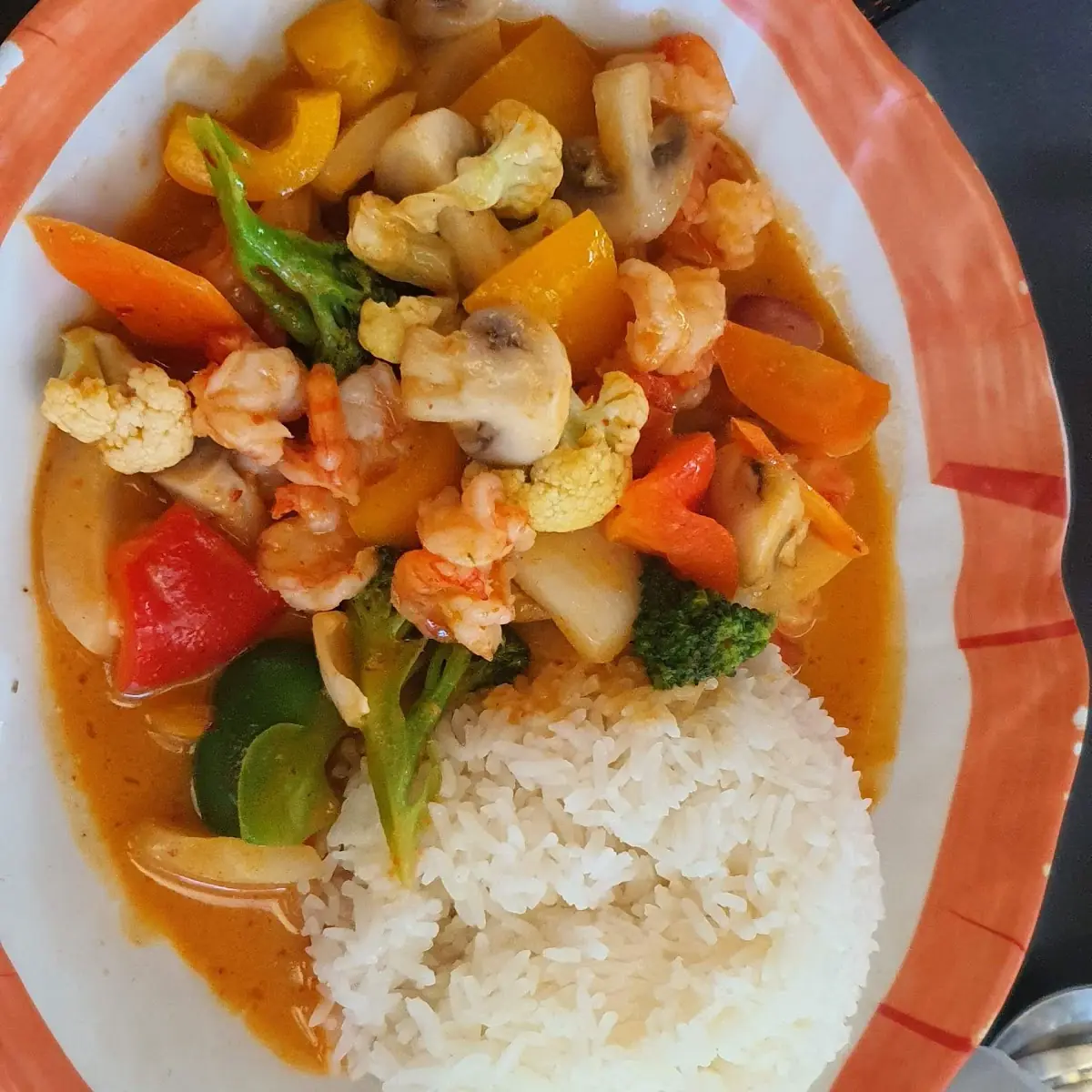 Curry Vietnamita Con Gamberetti