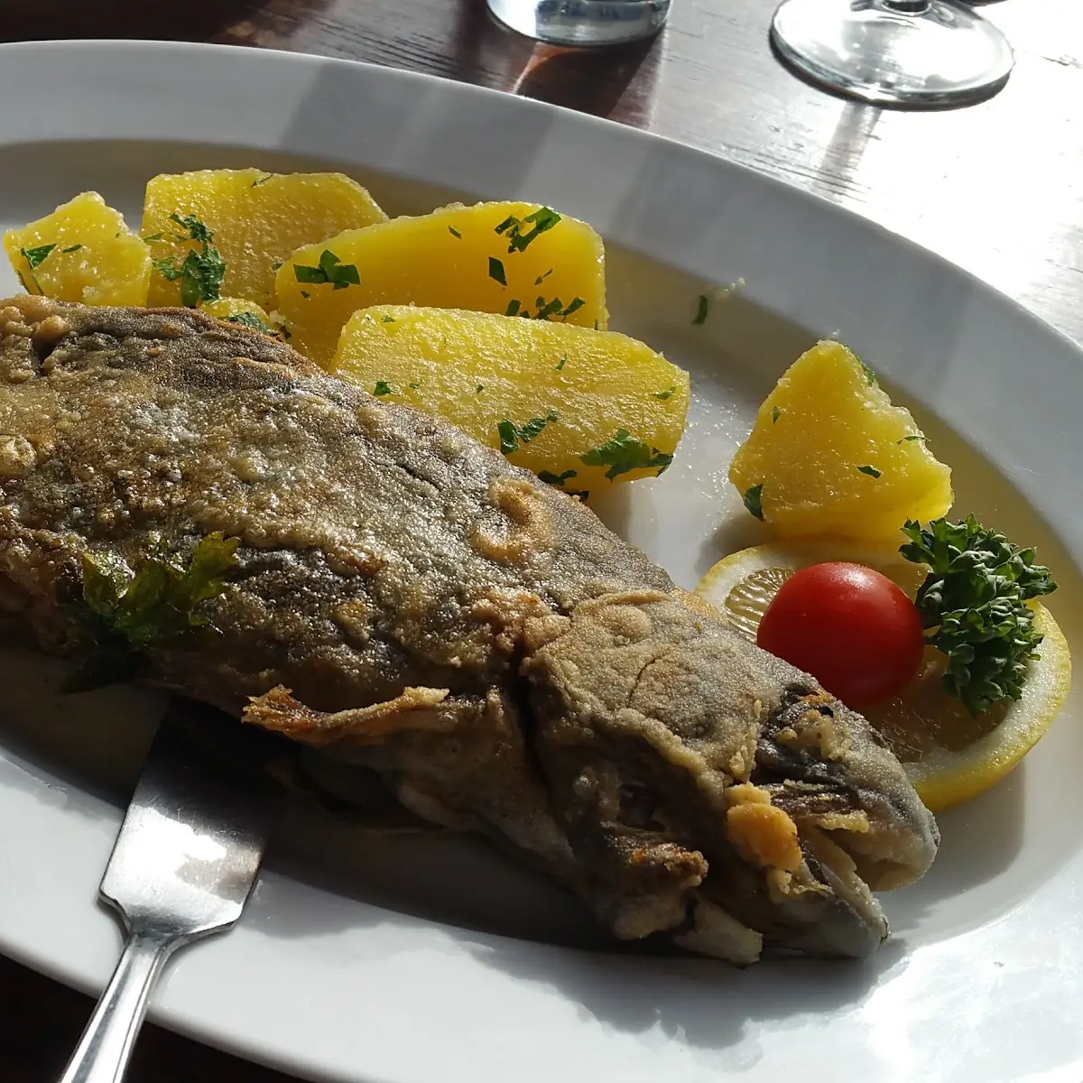 Gebratene Forelle