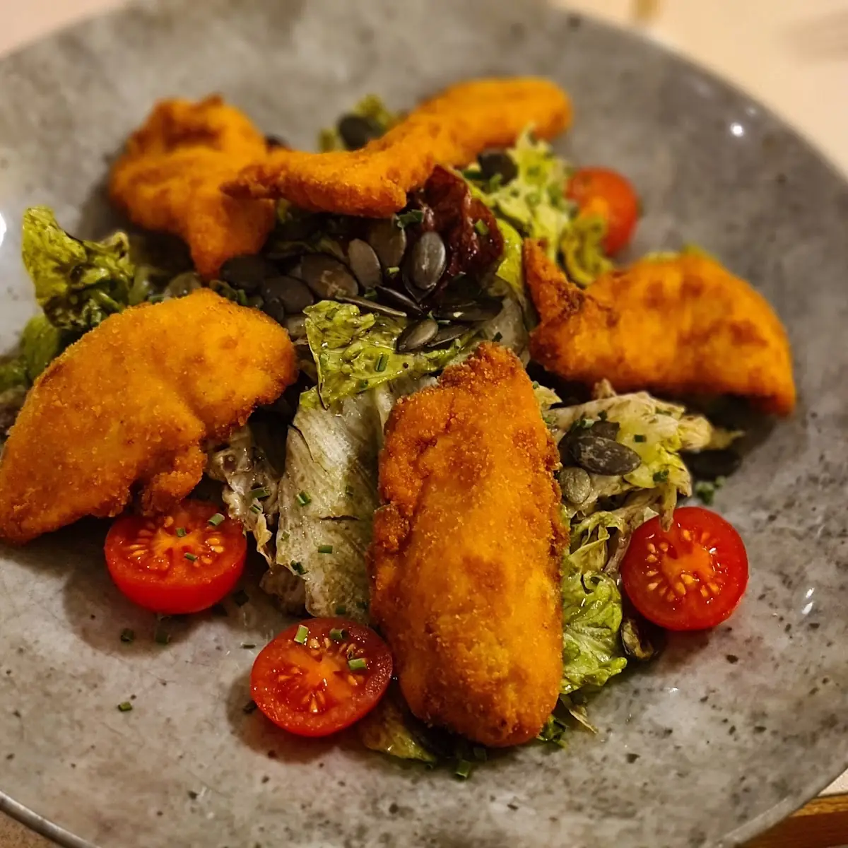 Backhendlsalat