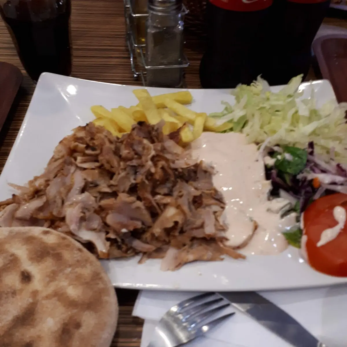 Huhn Döner Teller