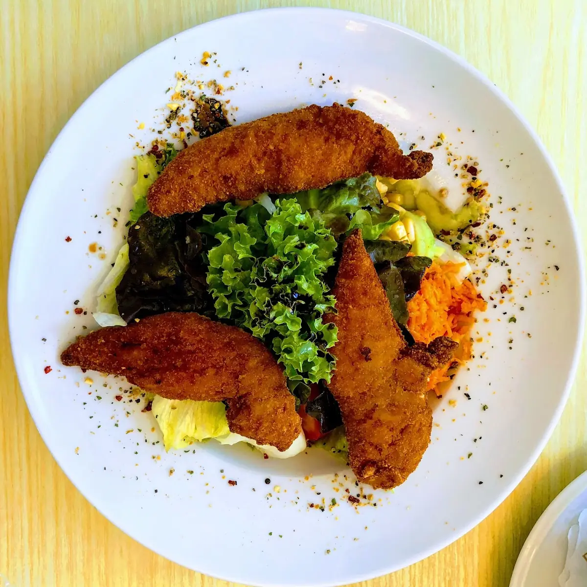 Backhendlsalat, Panorama Restaurant Schareck