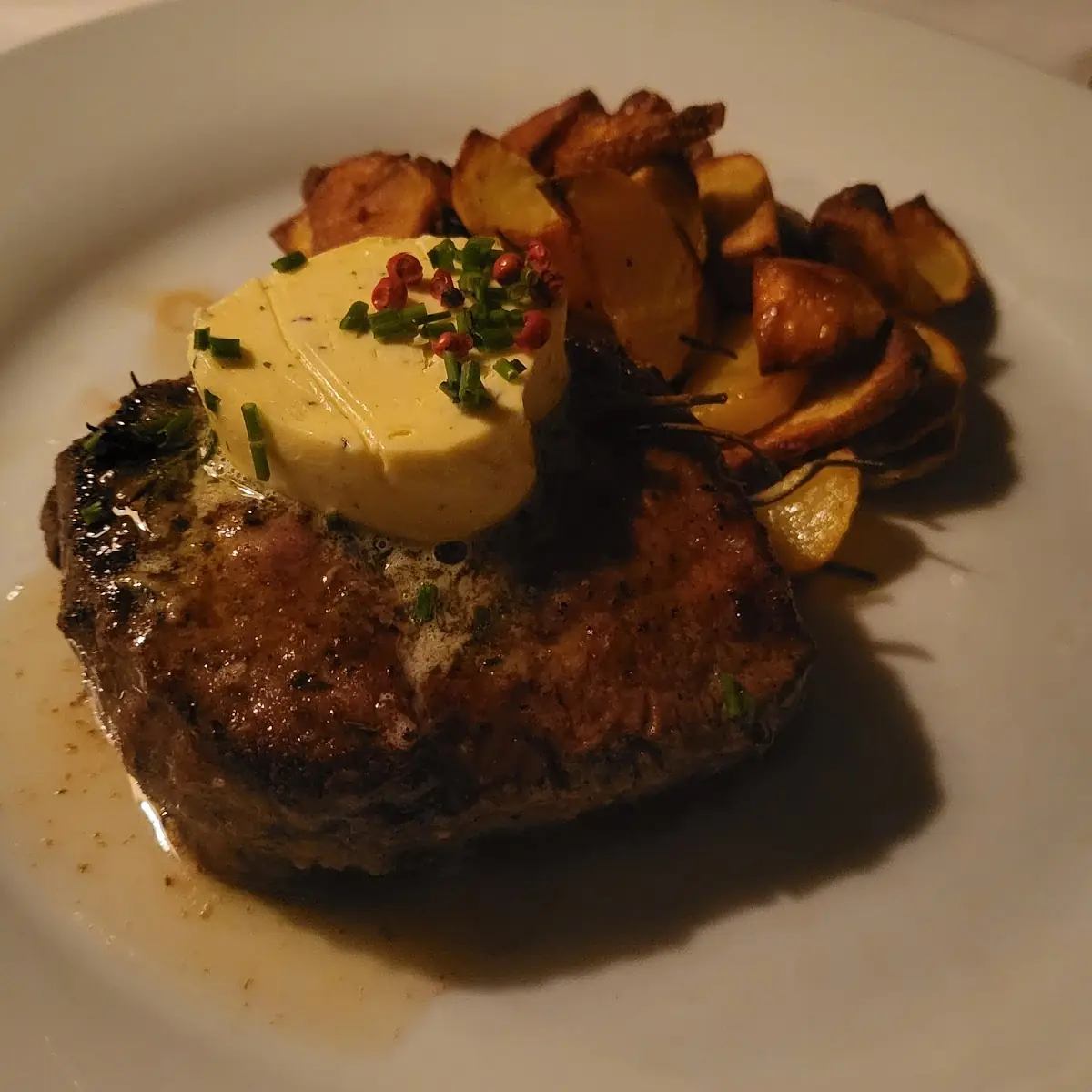 Steak Mit Rosmarinkartoffeln