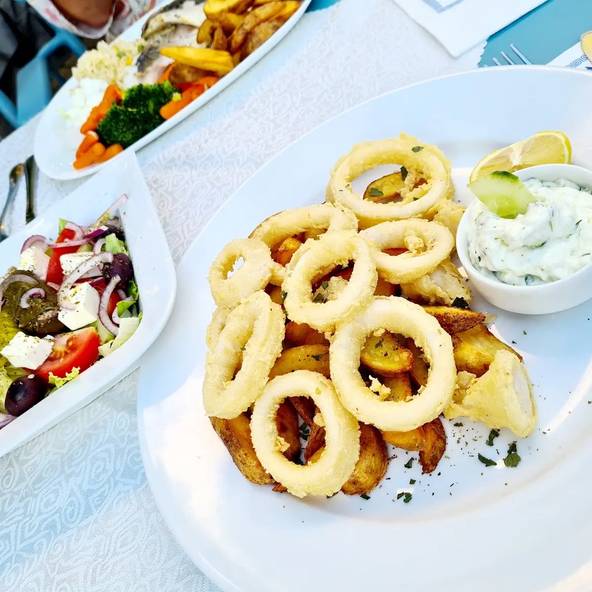 Gebackene Calamari