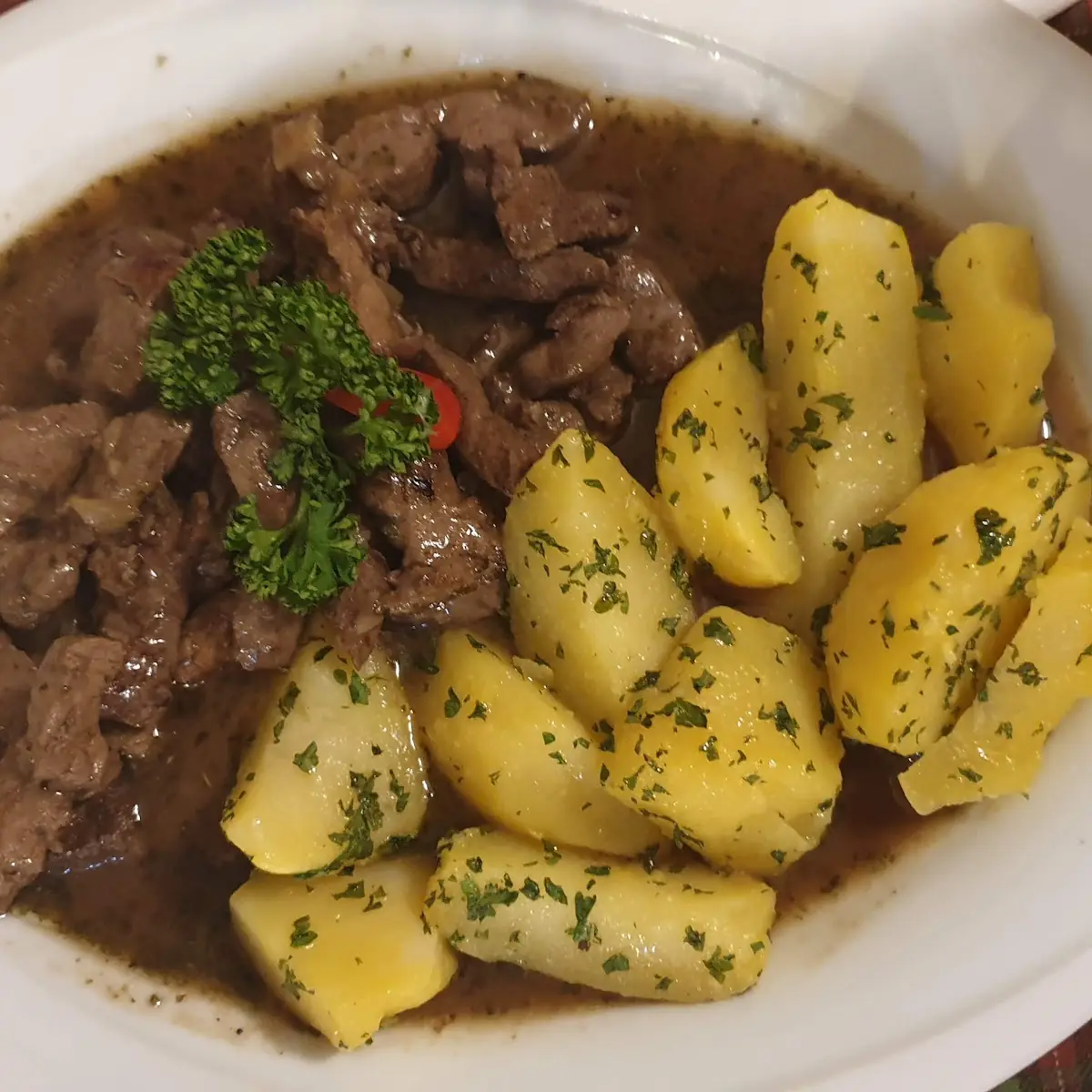 Geröstete Leber