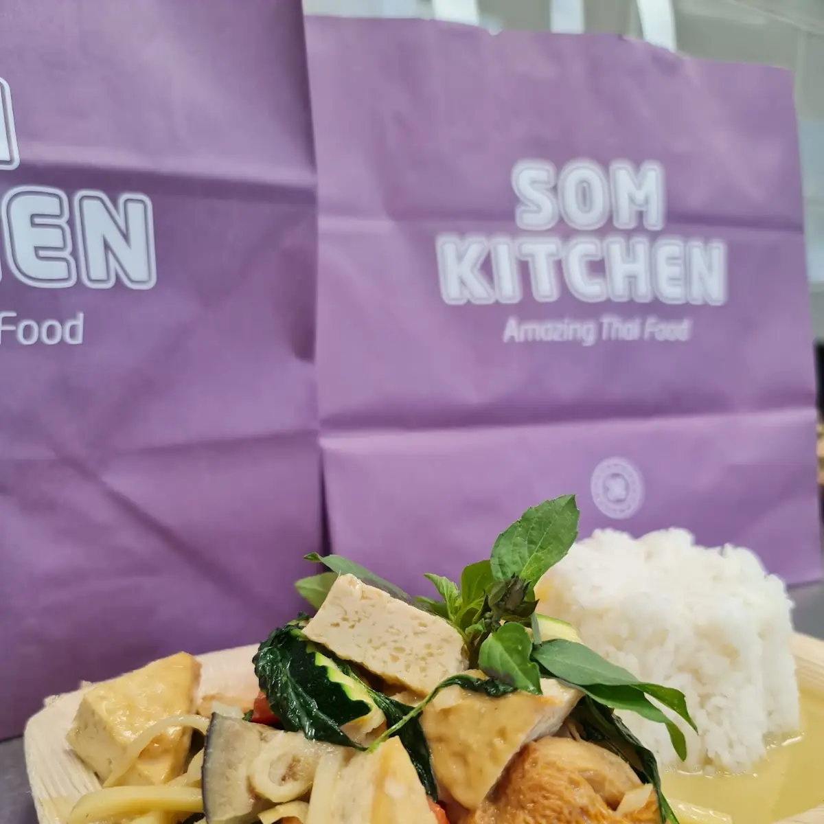 Tofu Speise, Som Kitchen - Hauptbahnhof