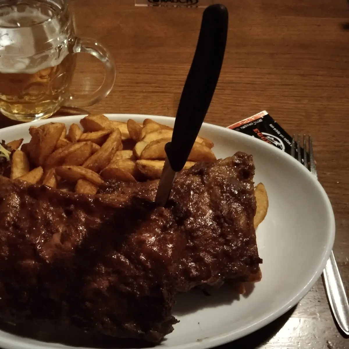 Spareribs Mit Potato Wedges