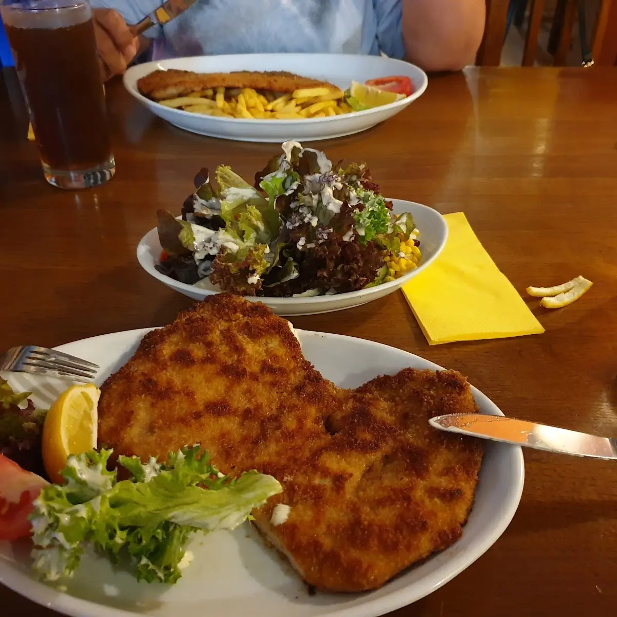 Wienerschnitzel Mit Salat