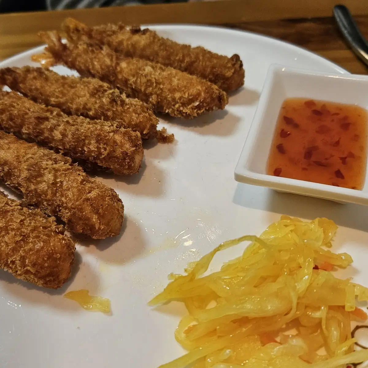 Knusprige Tempura Garnelen