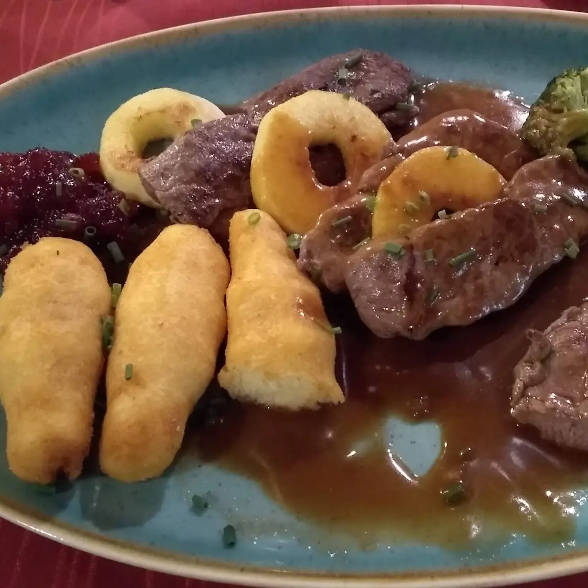 Rehschnitsel Mit Apfelchen