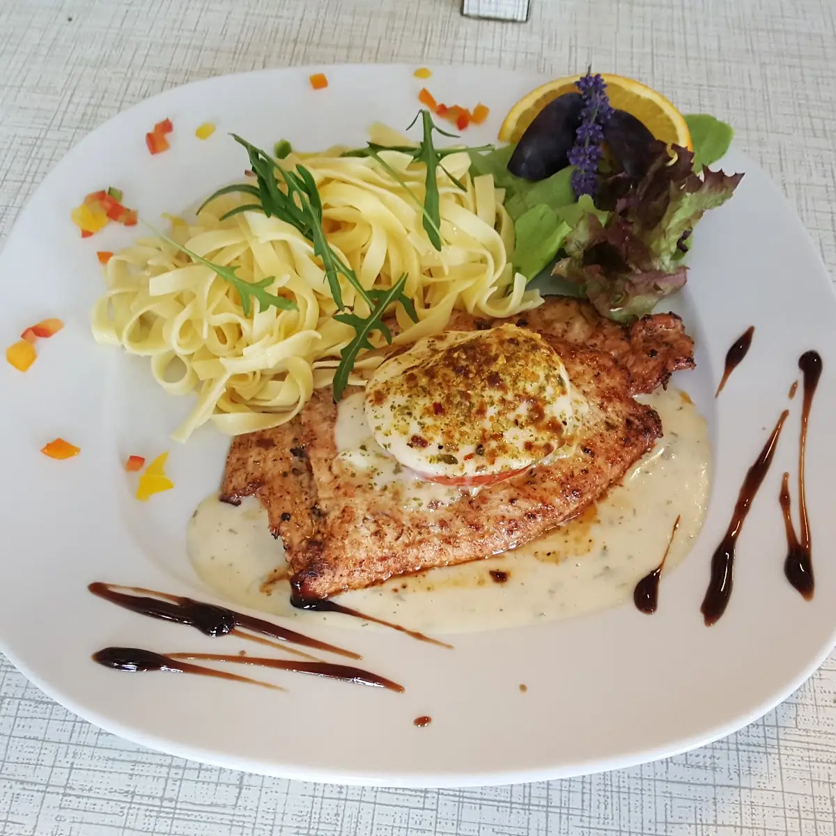 Gefülltes Putenfilet