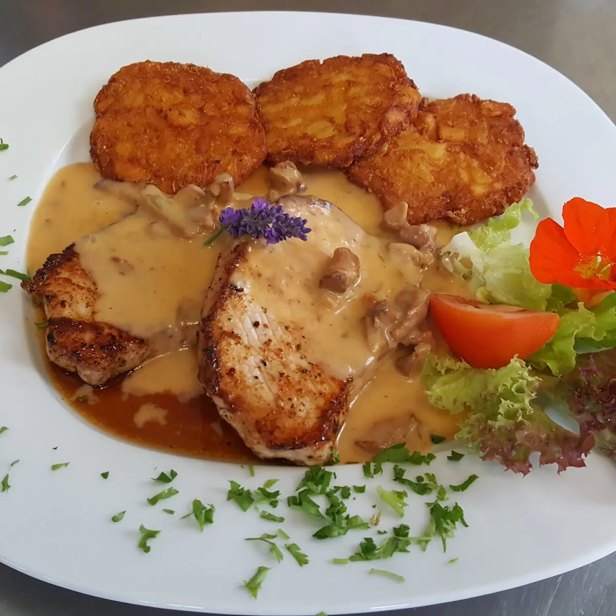 Schweinerückensteak