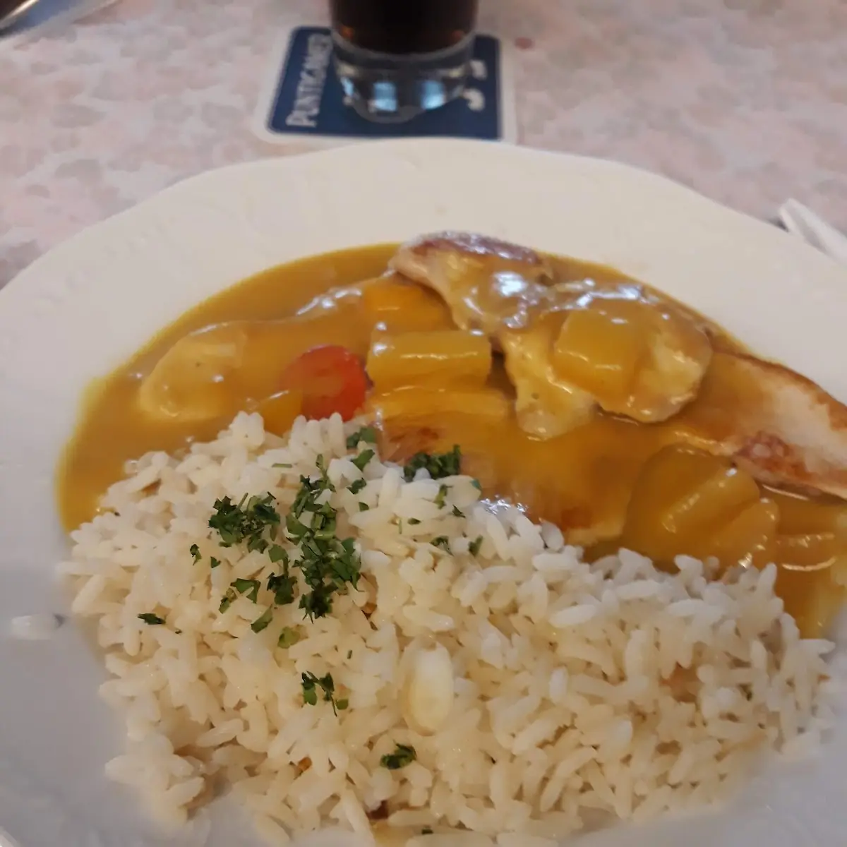 Pute Hawaii Mit Reis