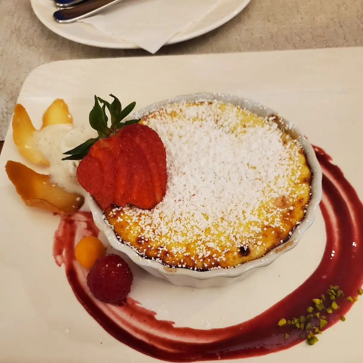 Überbackene Erdbeeren