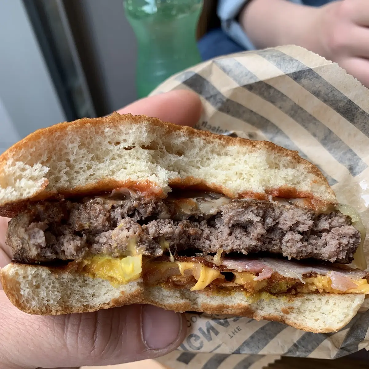 Hamburger & Cheese And Bacon