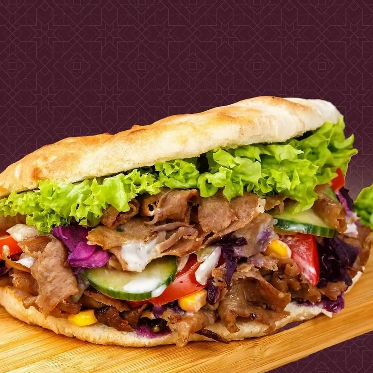 Kebab Teller Kalb