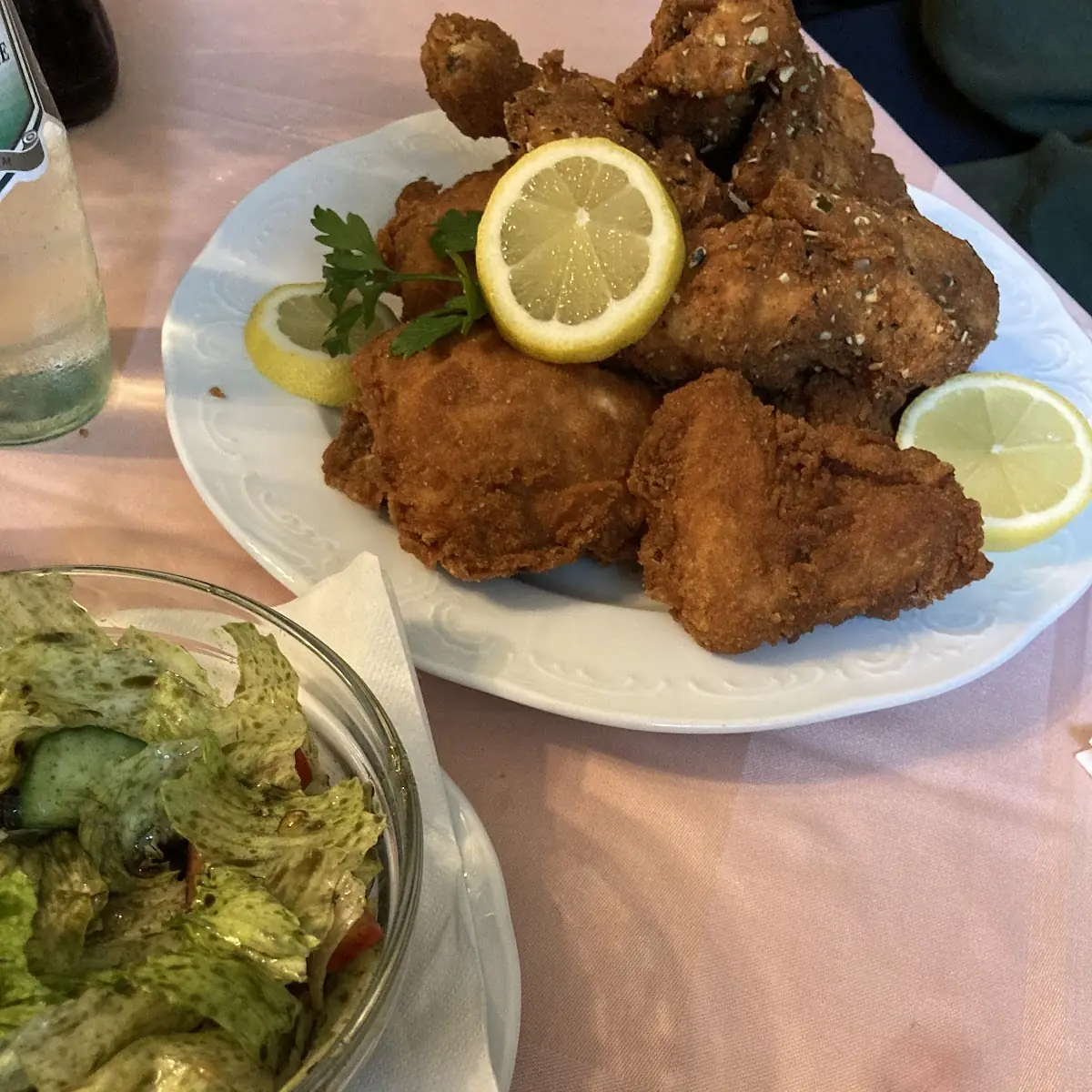 Backhendl Mit Salatteller