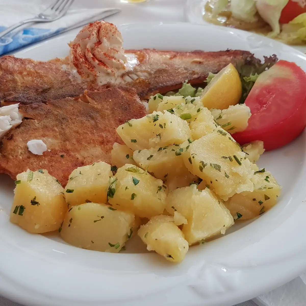 Gebratenes Zanderfilet