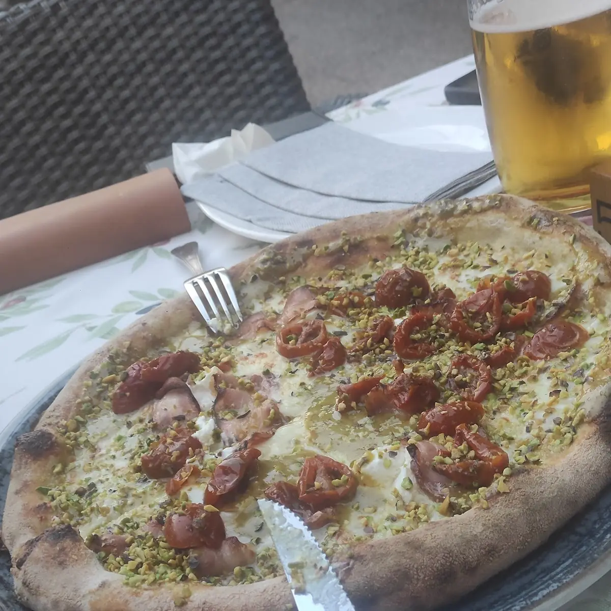 Pistachio Ricotta Pizza