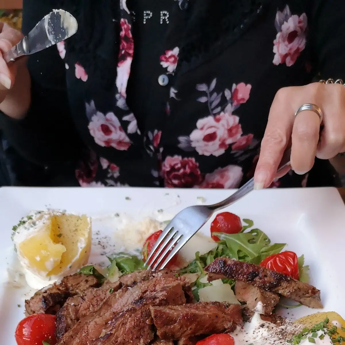 Streifen Von Gegrilltem Rumpsteak