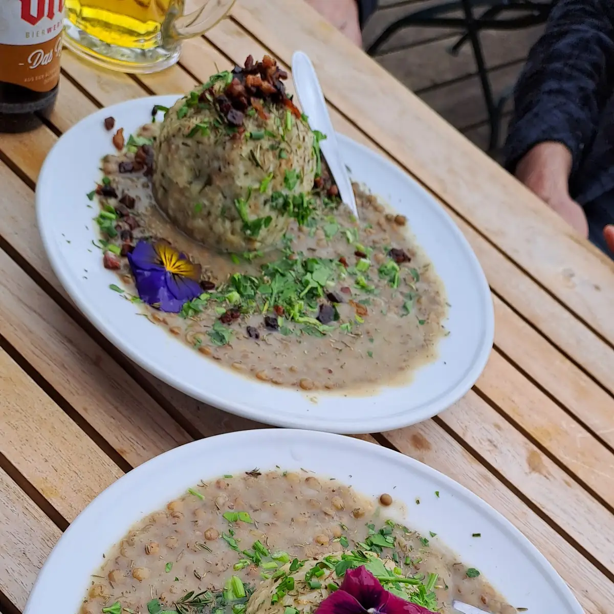 Linsen Mit Knödel