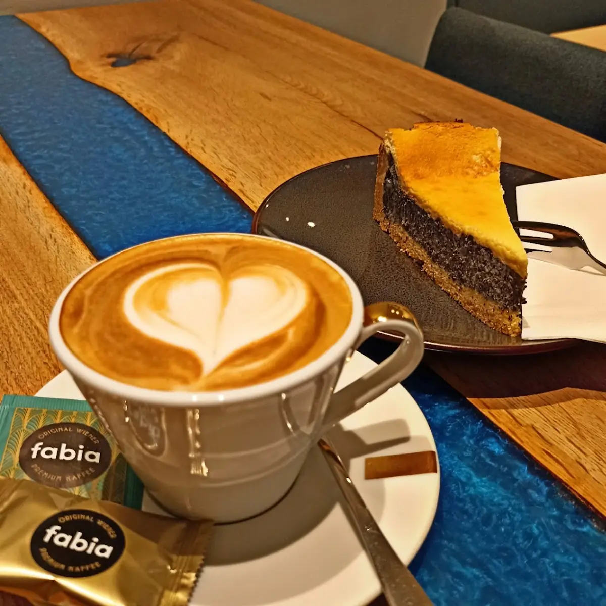 Melange Und Mohn Cheesecake
