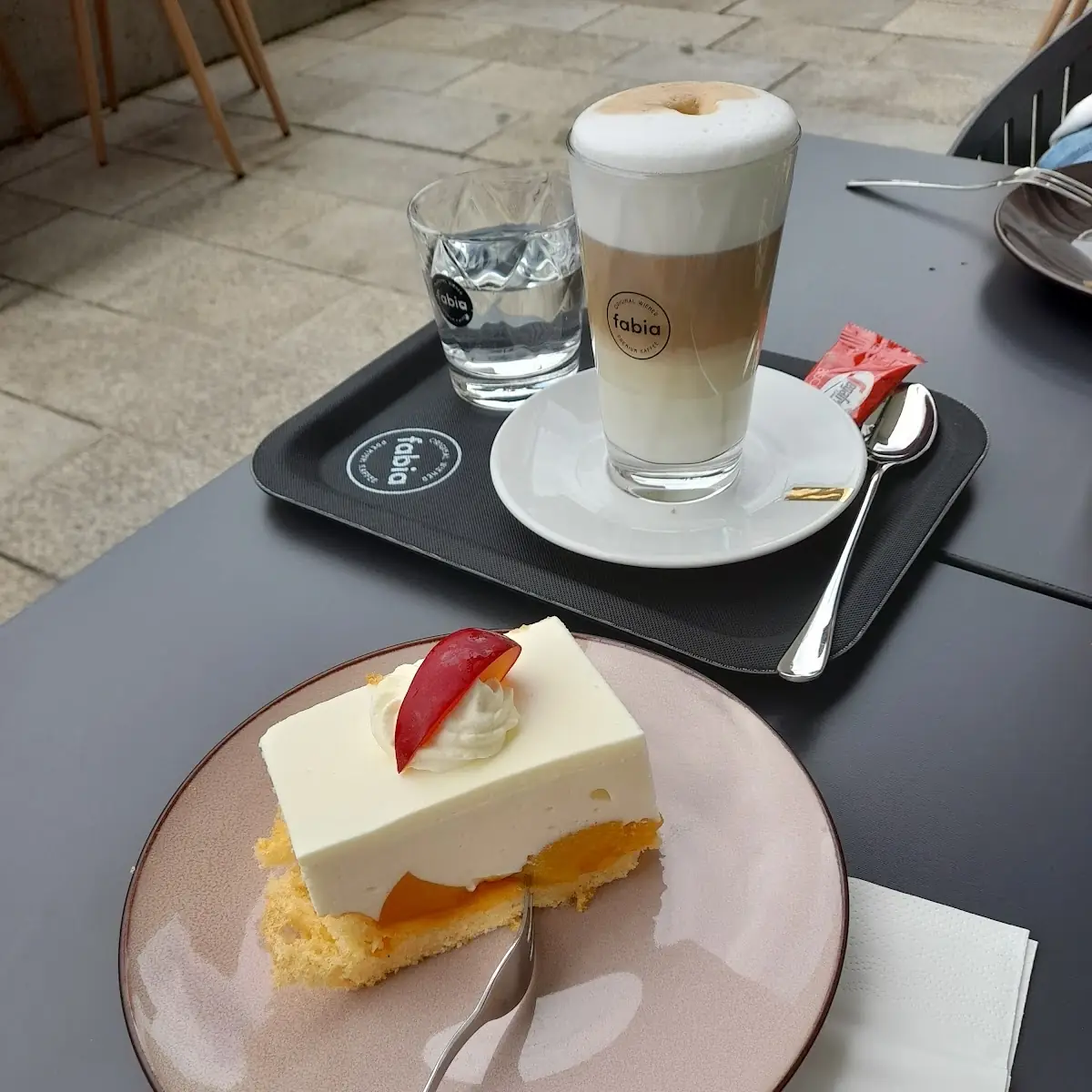Pfirsich Topfen Kuchen