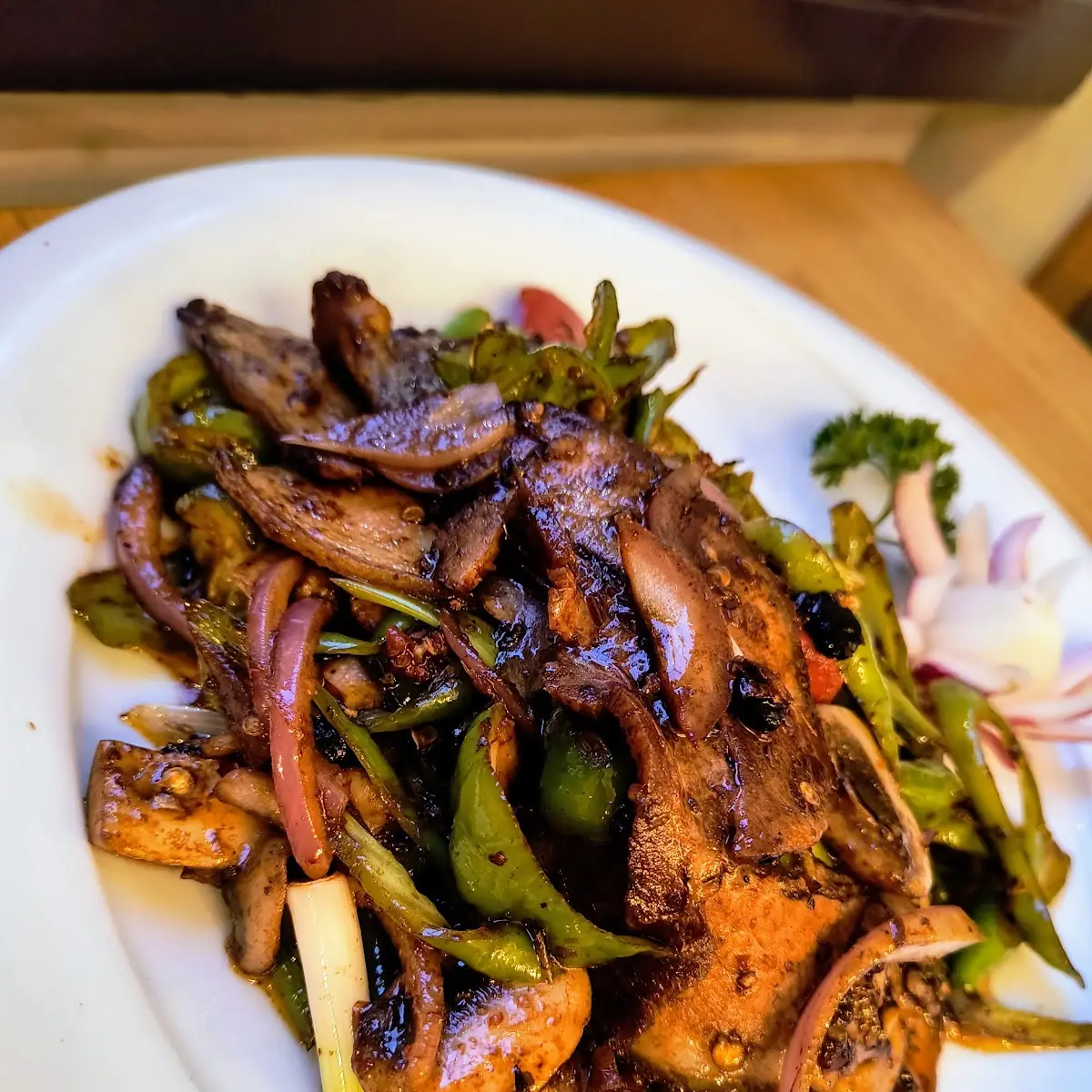 Spicy Beef with Chilli and Wild Peppers